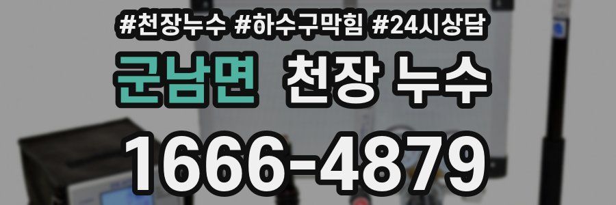 군남면 천장 누수