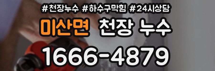 미산면 천장 누수