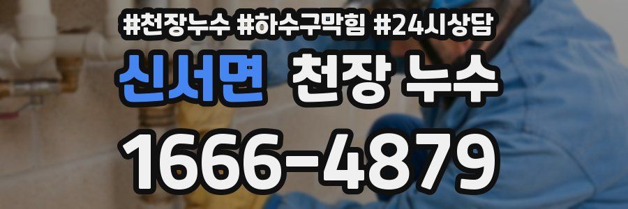 신서면 천장 누수