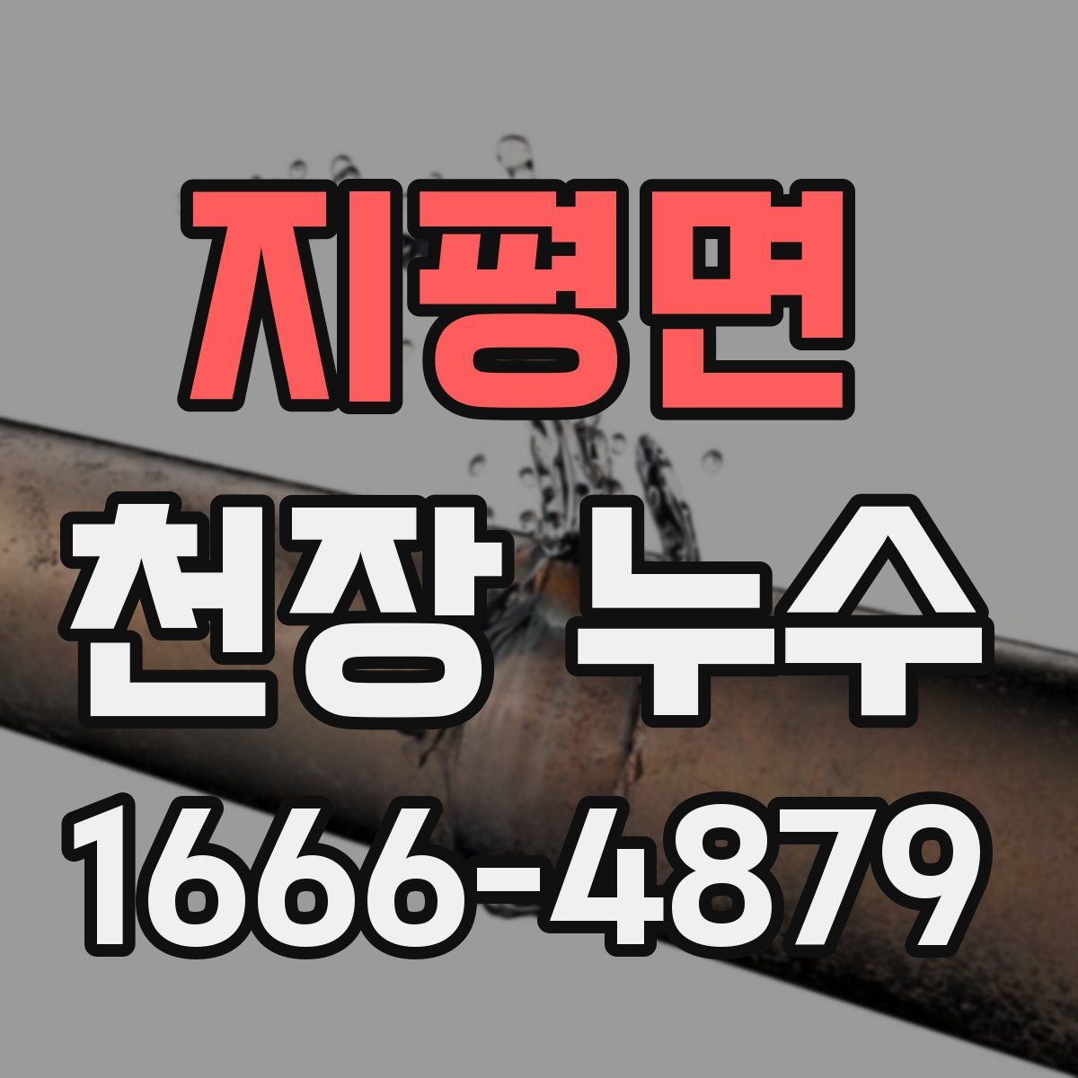 지평면 천장 누수