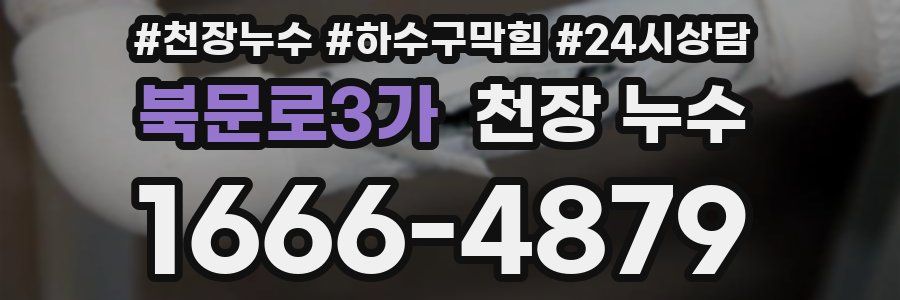 북문로3가 천장 누수