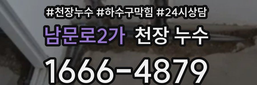 남문로2가 천장 누수
