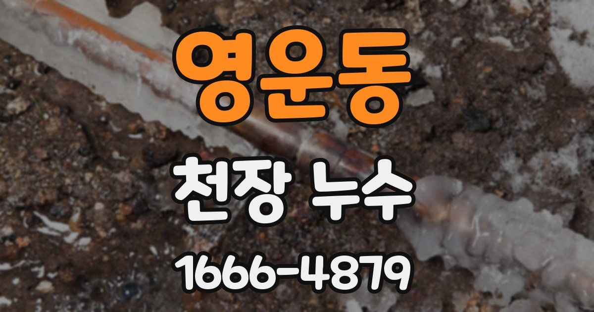 영운동 천장 누수