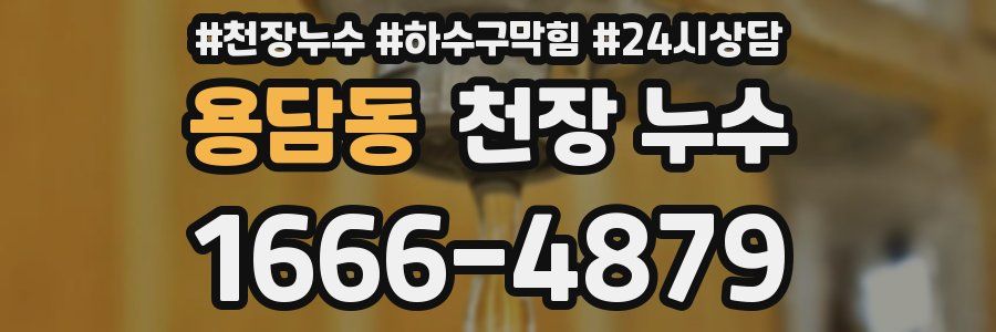 용담동 천장 누수