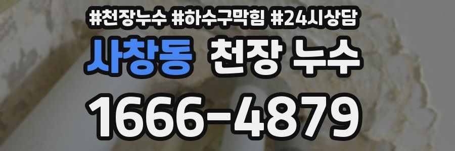 사창동 천장 누수