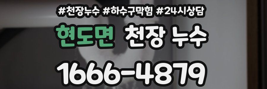 현도면 천장 누수