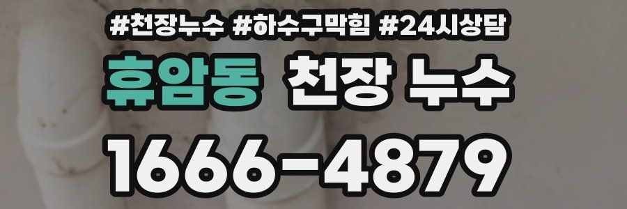 휴암동 천장 누수