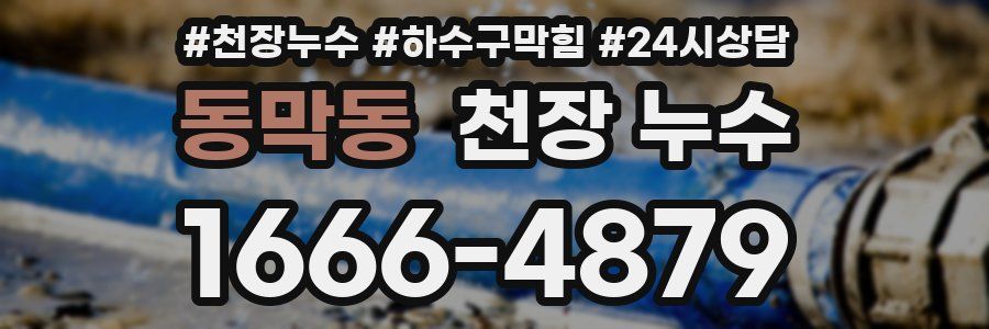 동막동 천장 누수