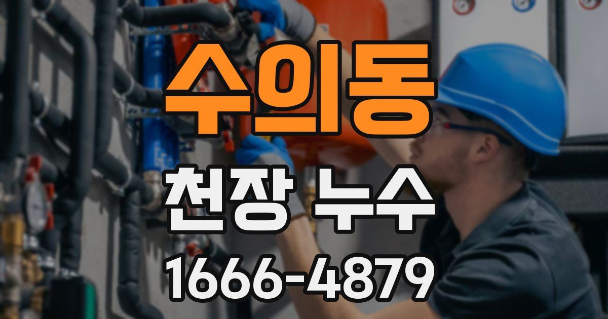 수의동 천장 누수