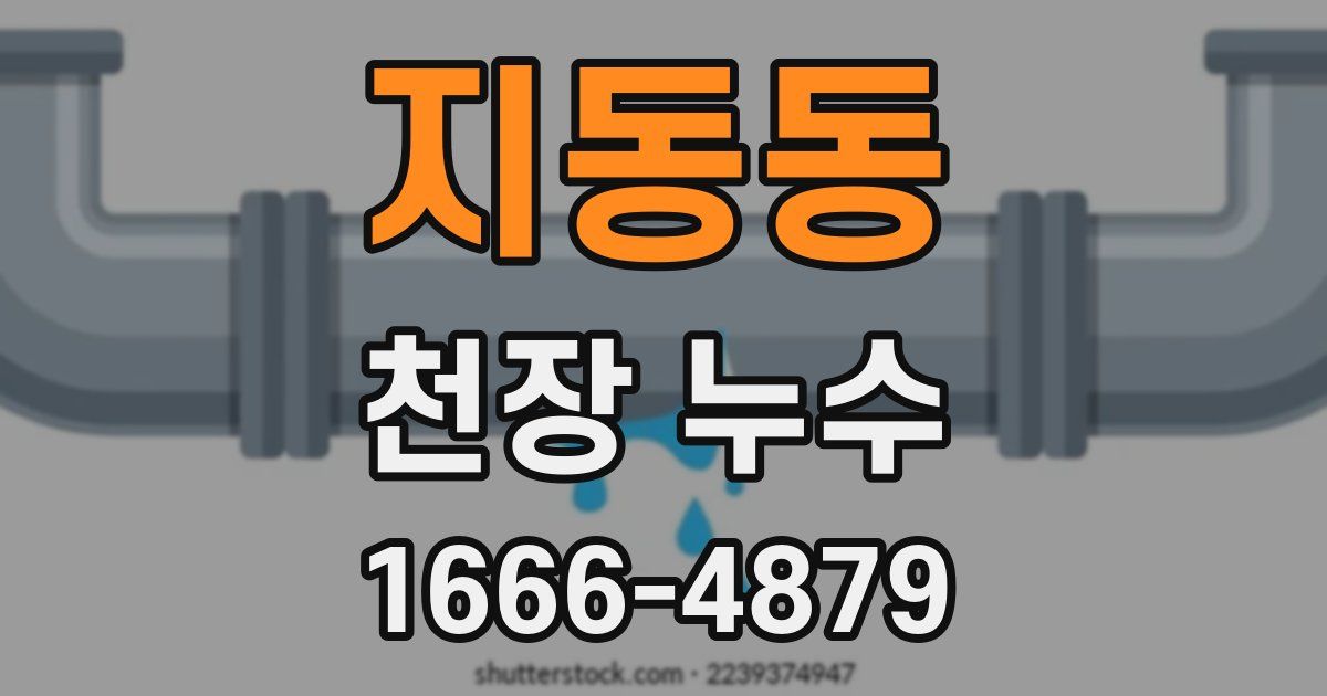 지동동 천장 누수