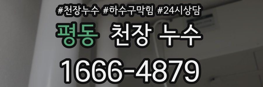 평동 천장 누수