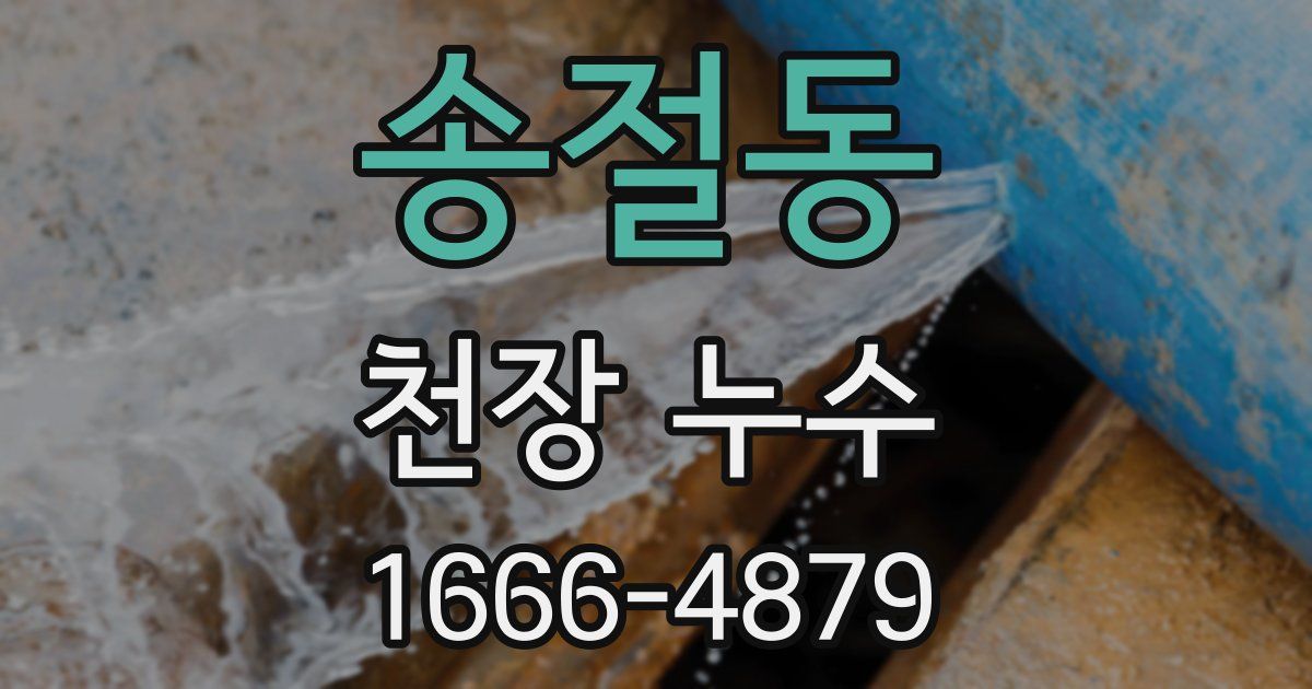 송절동 천장 누수