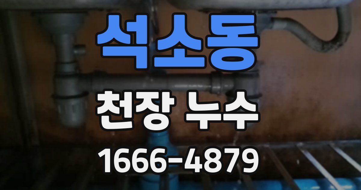 석소동 천장 누수