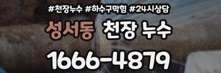 성서동 천장 누수