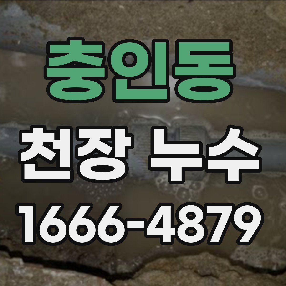 충인동 천장 누수 복도 천장에만 물자국이 생길 때