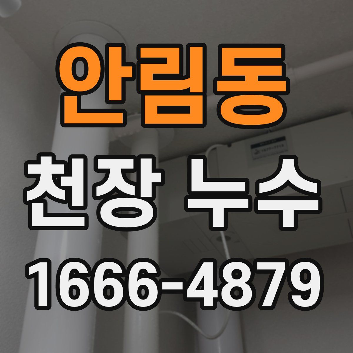 안림동 천장 누수