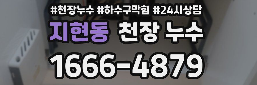 지현동 천장 누수