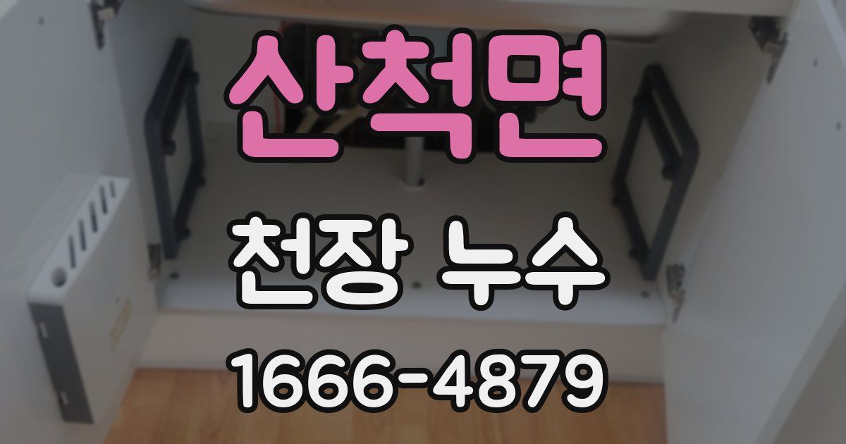 산척면 천장 누수