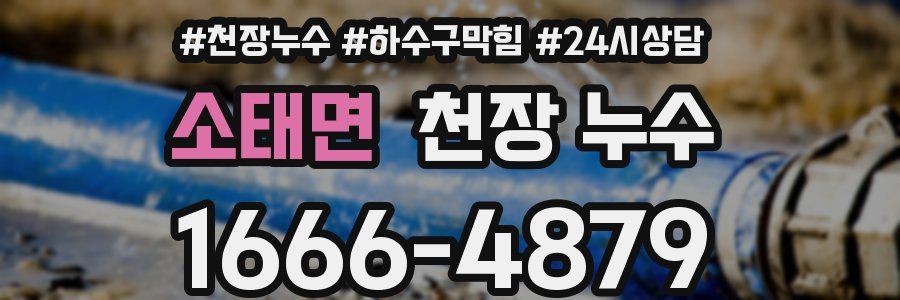 소태면 천장 누수