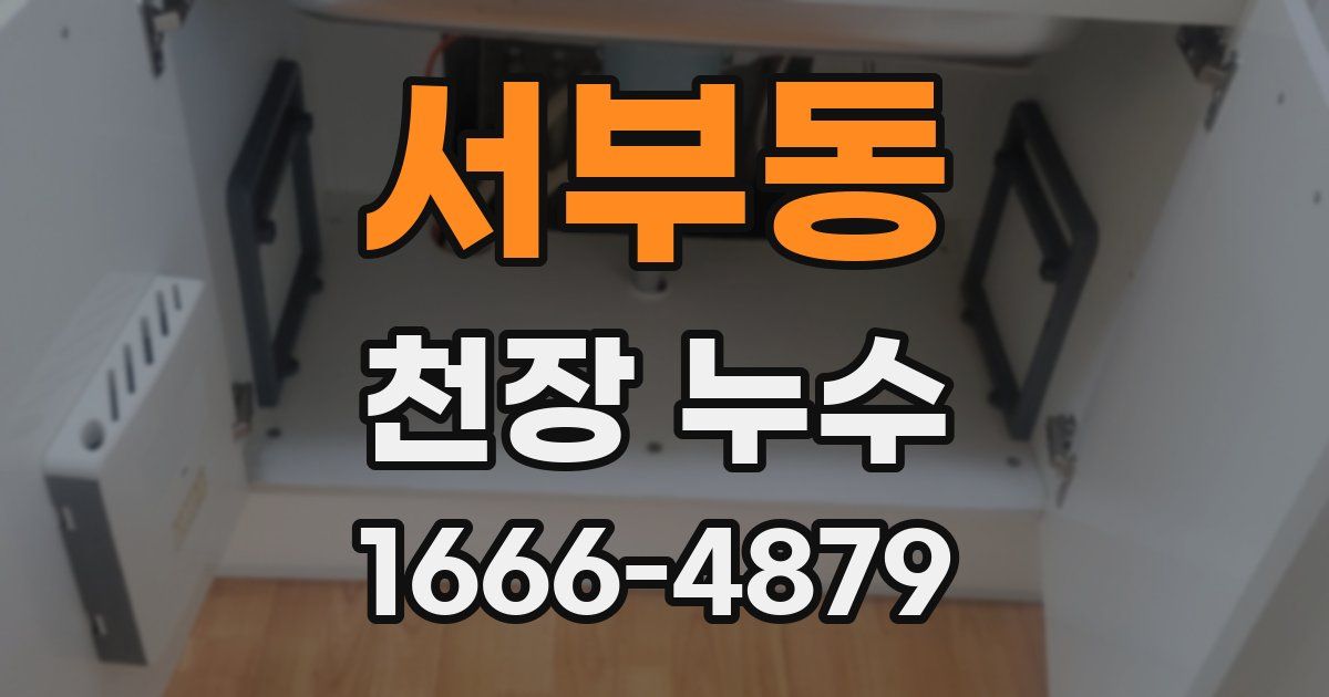 서부동 천장 누수