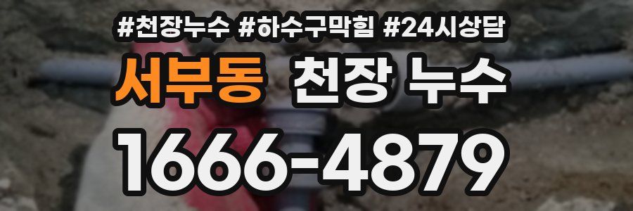 서부동 천장 누수