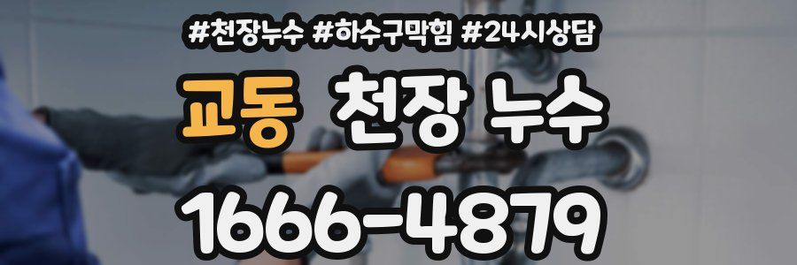 교동 천장 누수