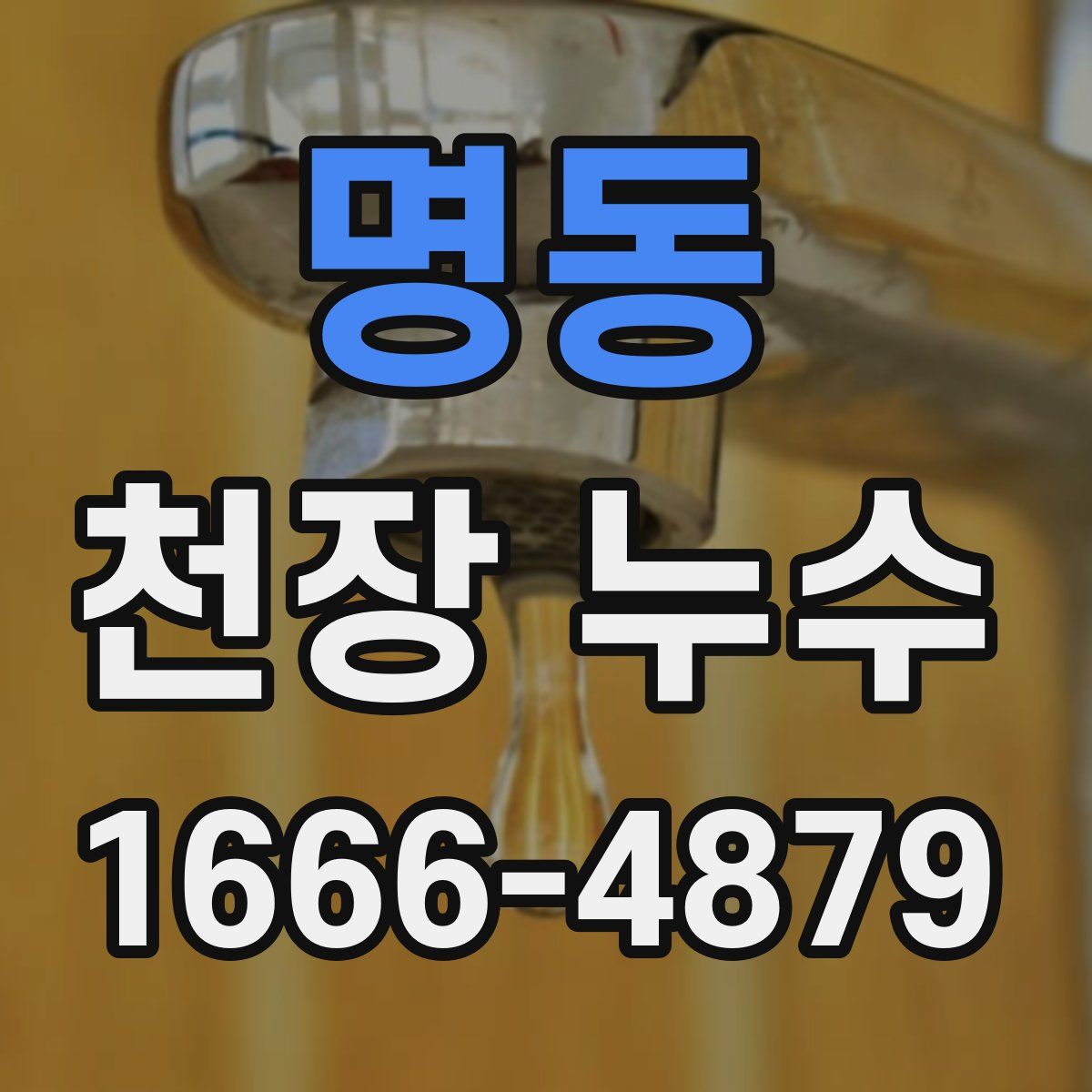 명동 천장 누수