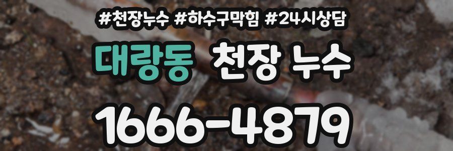 대랑동 천장 누수