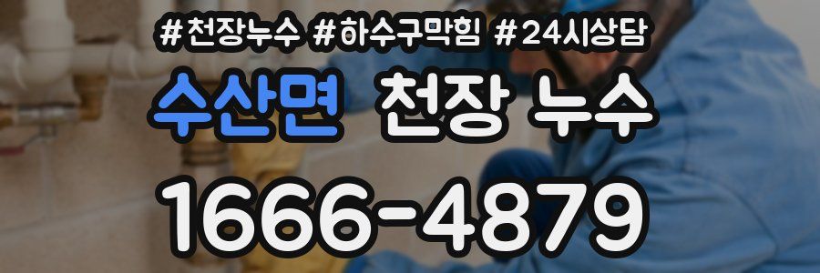 수산면 천장 누수