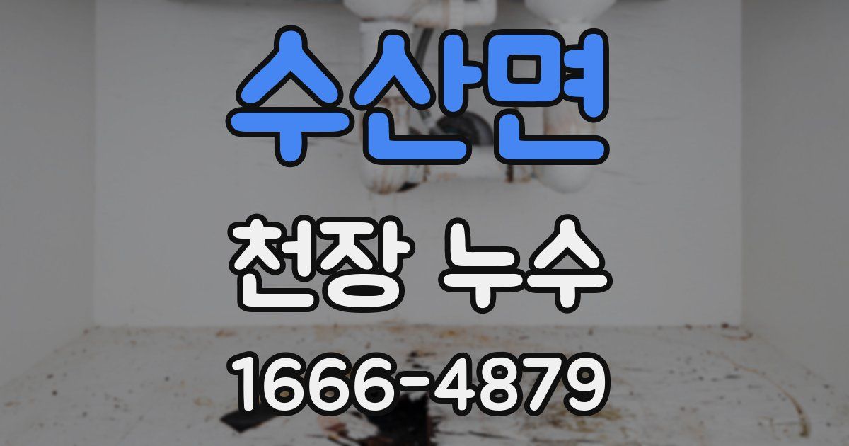 수산면 천장 누수