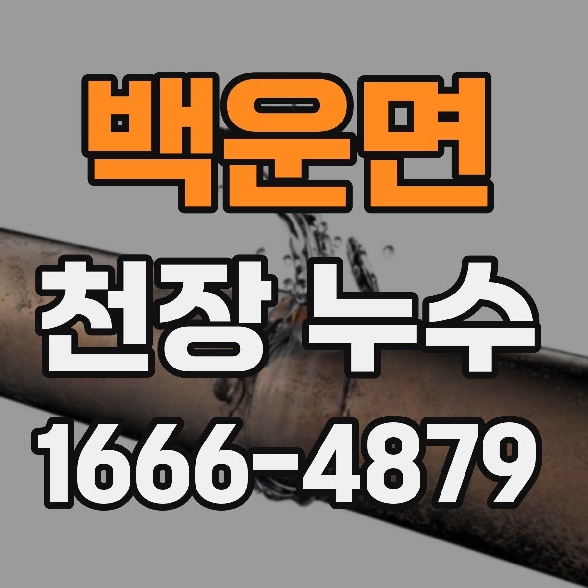 백운면 천장 누수