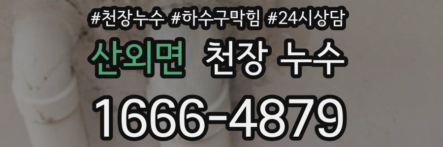 산외면 천장 누수