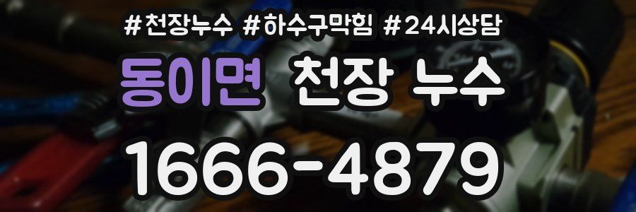 동이면 천장 누수