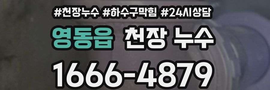 영동읍 천장 누수