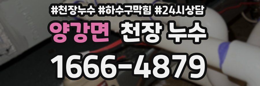 양강면 천장 누수