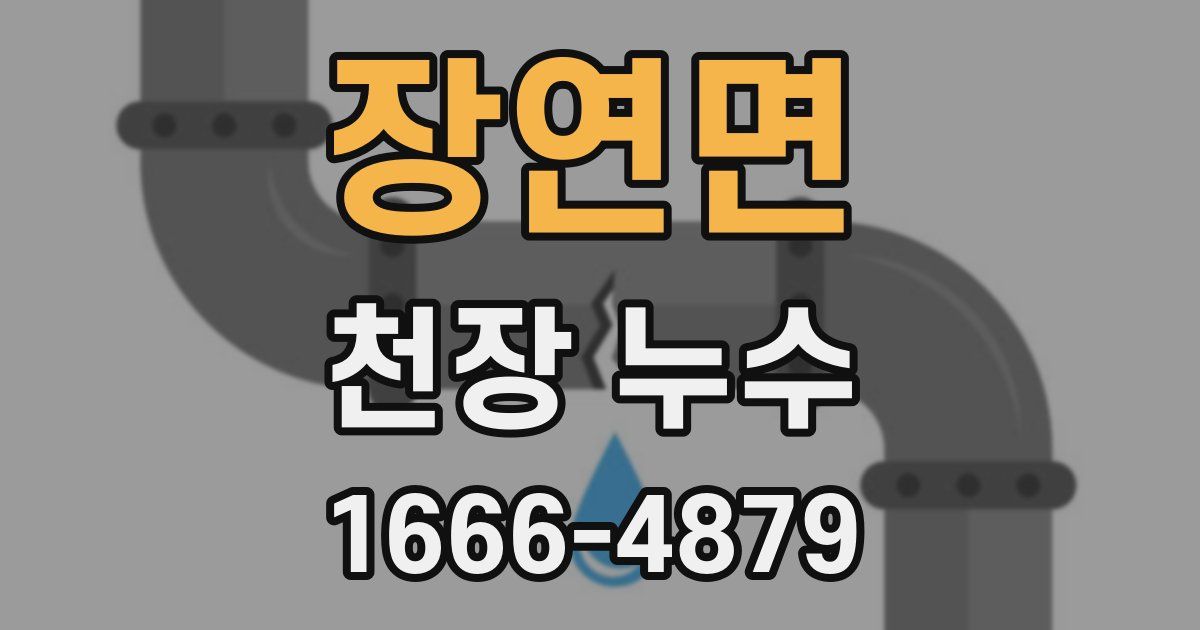 장연면 천장 누수