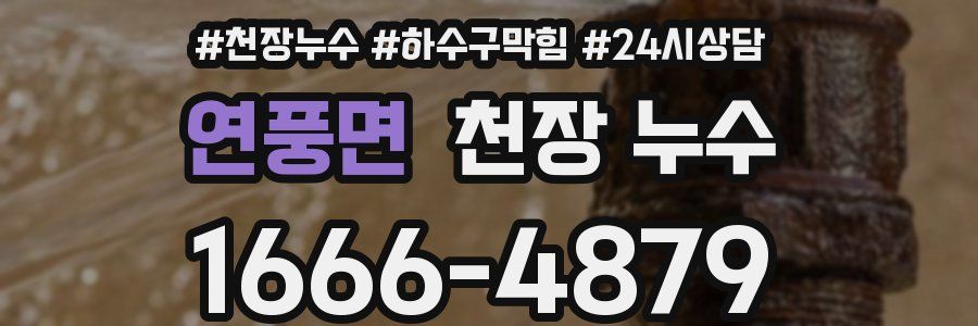 연풍면 천장 누수