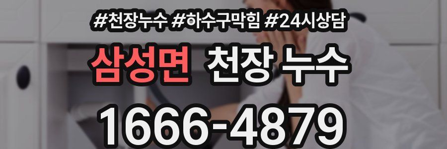 삼성면 천장 누수