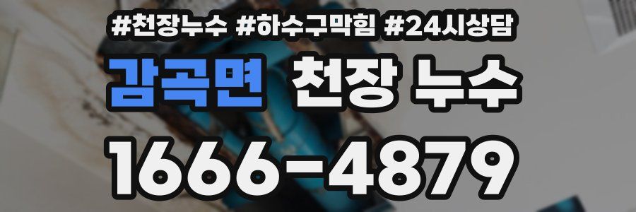 감곡면 천장 누수