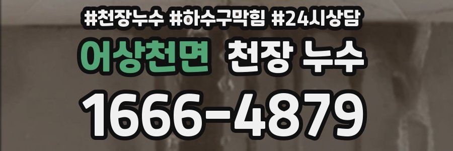 어상천면 천장 누수