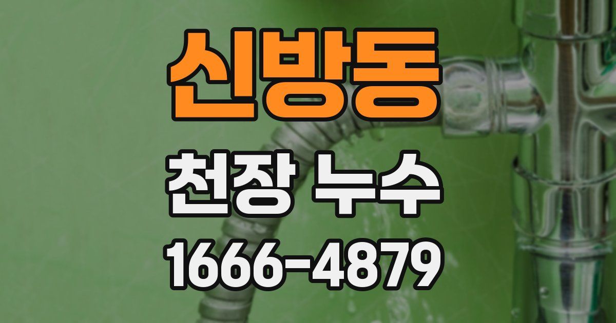 신방동 천장 누수