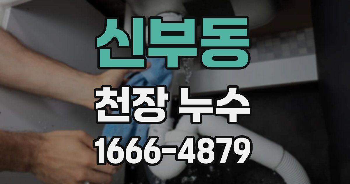 신부동 천장 누수