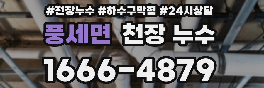 풍세면 천장 누수