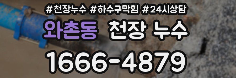 와촌동 천장 누수