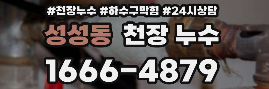 성성동 천장 누수