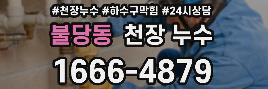 불당동 천장 누수