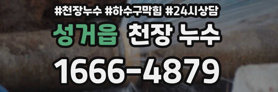 성거읍 천장 누수