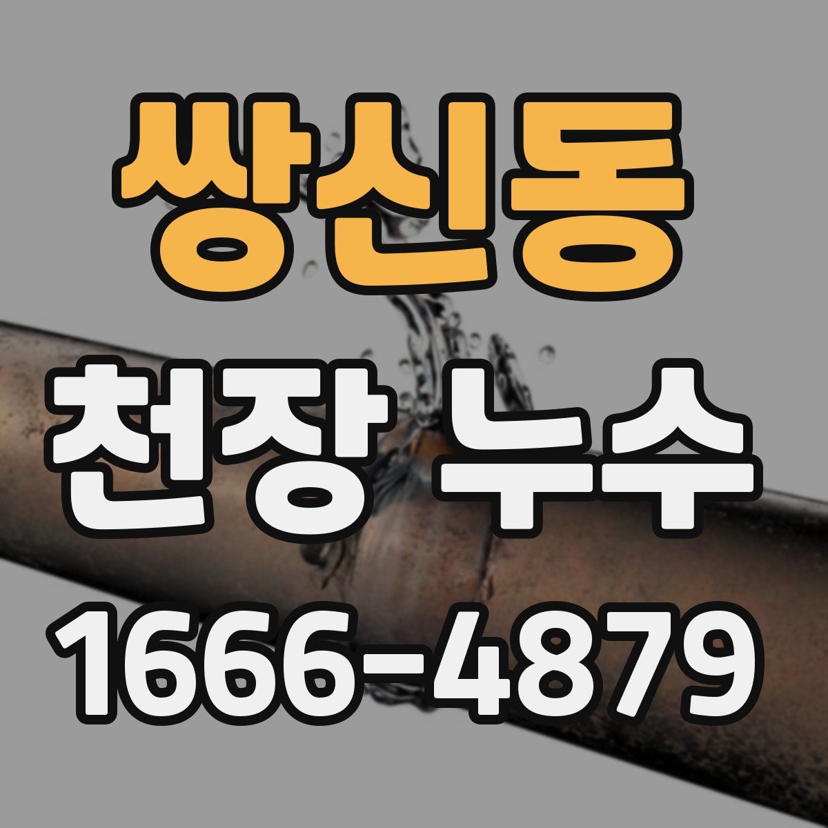 쌍신동 천장 누수