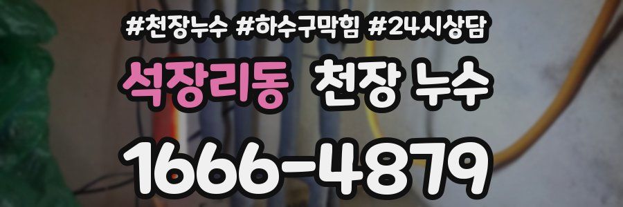 석장리동 천장 누수