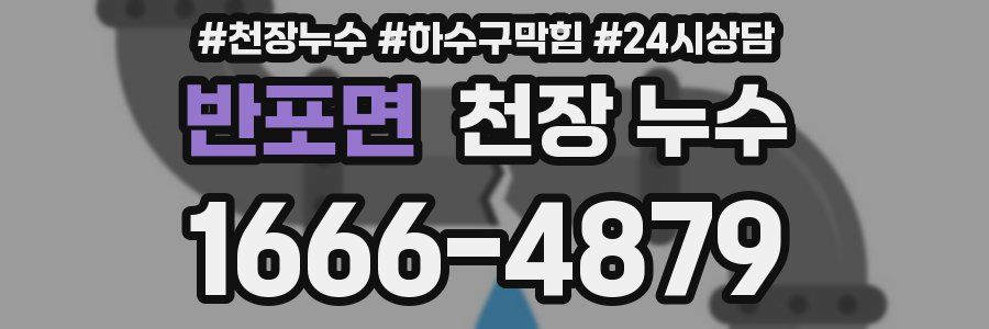 반포면 천장 누수